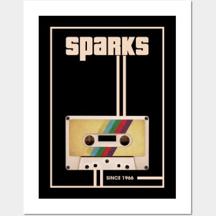 Sparks Music Retro Cassette Tape Posters and Art